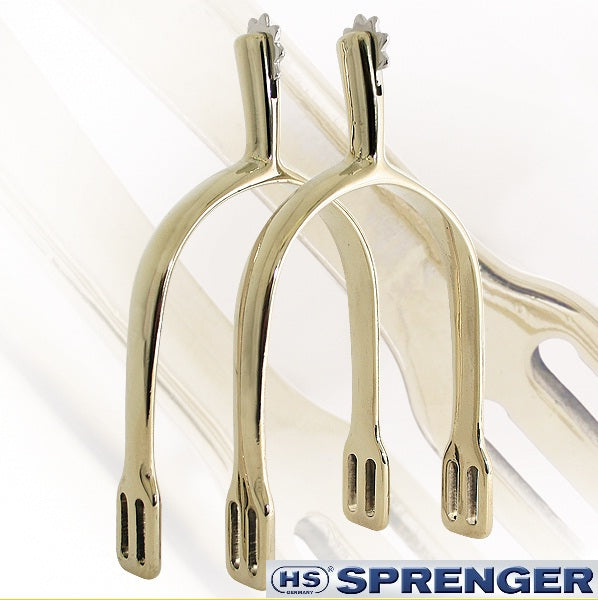 SPERONI HS DRESSAGE   IN ARGENTAN CON ROTELLA DENTATA gambo 40 mm