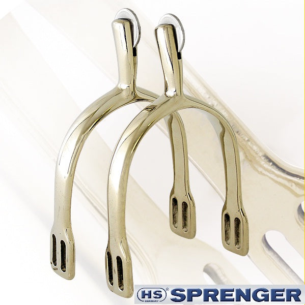 SPERONI HS DRESSAGE IN ARGENTAN CON ROTELLA LISCIA gambo 40 mm