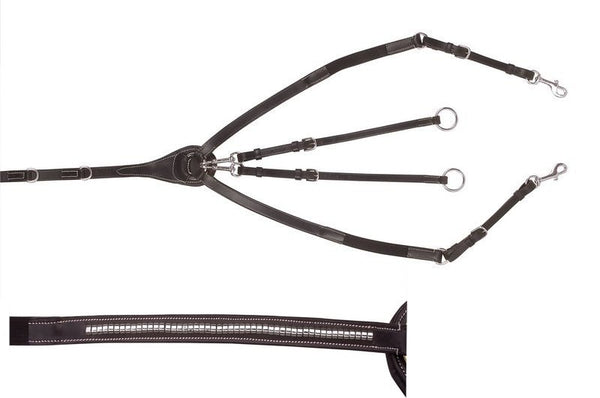 PETTORALE CUOIO CLINCHER OTTONE NICKEL PARIANI