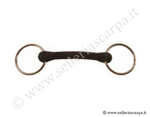 FILETTO INOX INTERO CANNONE mm 18 IN GOMMA FLEX