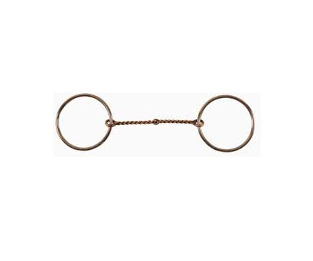 FILETTO WESTERN INOX ANELLI IMB. TORCIGLIONE GROSSO