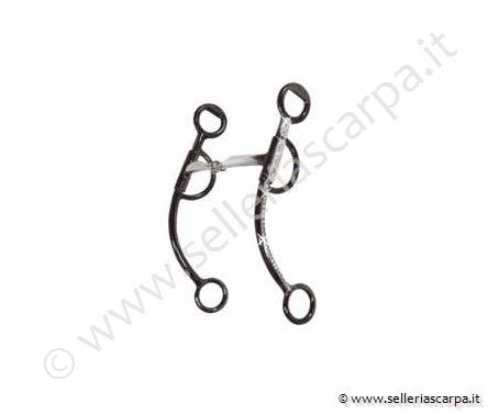 MORSO WESTERN SNOD. FERRO NERO IMB. INSERTI RAME ASTE LUNGHE ARGENTI