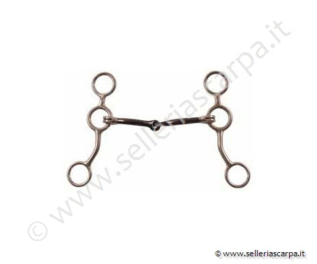 MORSO WESTERN INOX DA BARREL SNOD. IMB. FERRO NERO INSERTI RAME ASTE CORTE