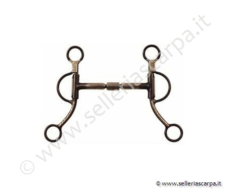 MORSO WESTERN FERRO NERO IMB. SEMI-SNODO ASTE CORTE DECORATE