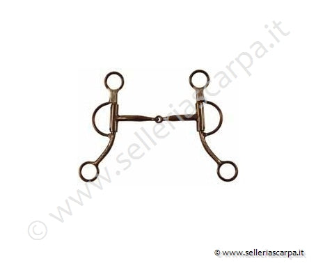 MORSO WESTERN SNOD. FERRO BRUNITO IMB. INSERTI RAME ASTE CORTE DECORATE