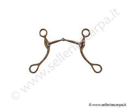 MORSO WESTERN SNOD. INOX IMB. INSERTI RAME ASTE LUNGHE DECORATE