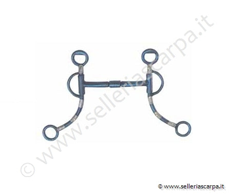 MORSO WESTERN FERRO BLU IMB. SEMI-SNODO INSERTI RAME ASTE LUNGHE DECORATE