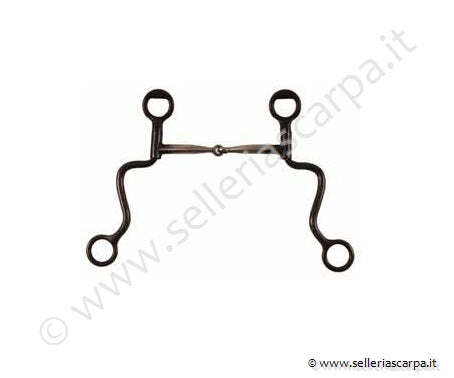 MORSO WESTERN FERRO NERO IMB. INSERTI RAME ASTE CURVE LUNGHE
