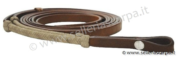 REDINI WESTERN ELITE CUOIO HARNESS LAVORAZIONE  RAWHIDE LARGHEZZA CM. 1,6