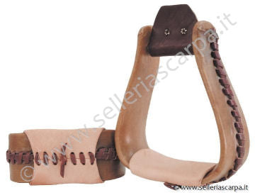 STAFFE WESTERN CUSTOM RIVESTITE IN RAWHIDE