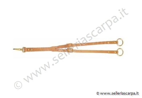 FORCHETTA LAKOTA DOPPIA REGOLAZIONE IN CUOIO HARNESS