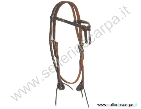 TESTIERA FIOCCO CUOIO GRASSO LAKOTA LK1020