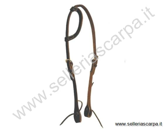 TESTIERA WESTERN LAKOTA AD ORECCHIO LK1040