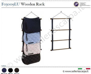 PORTA SOTTOSELLA WOODEN RACK EQUILINE