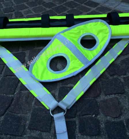 KIT FLUO' TROTTO sottosellino, bretella e papalina FREE HORSE
