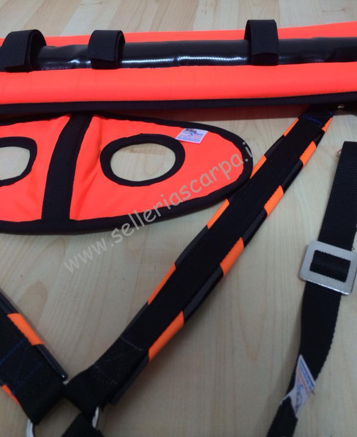 KIT FLUO' TROTTO sottosellino, bretella e papalina FREE HORSE