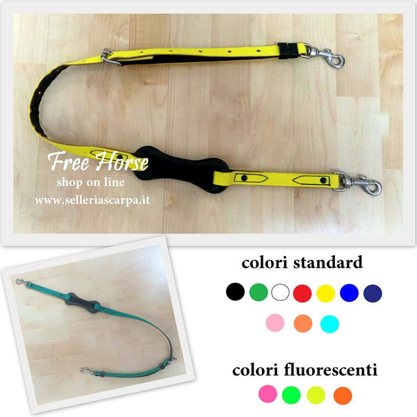 MARTINGALA NYLON E CUOIO FREE HORSE