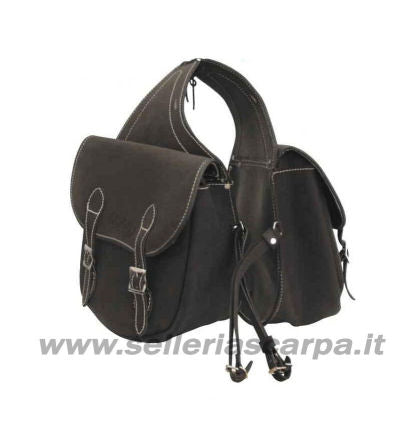 BISACCIA POSTERIORE CUOIO SUEDE LAKOTA