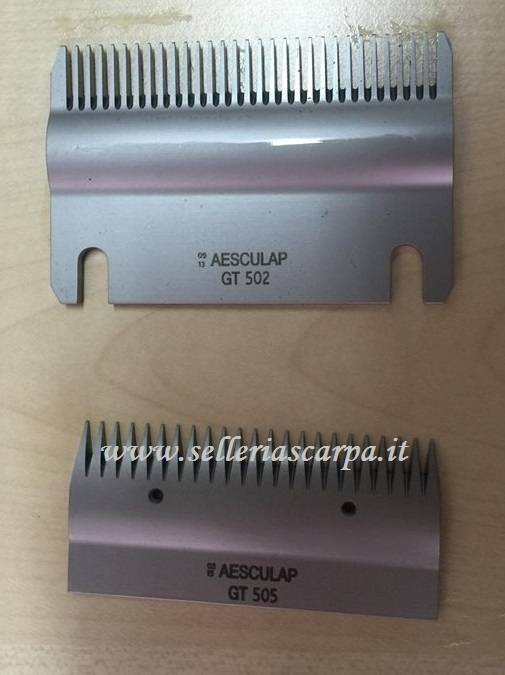 PETTINE AESCULAP COPPIA TAGLIO 3mm 16486+16489