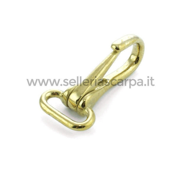 MOSCHETTONE OTTONE PER TESTIERA TONDA UMBRIA EQUITAZIONE VA00326A