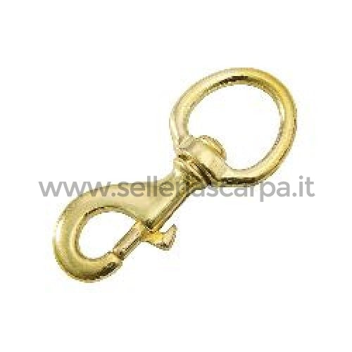 MOSCHETTONE LUNGHINA OTTONE CAMERA TONDA UMBRIA EQUITAZIONE VA00321