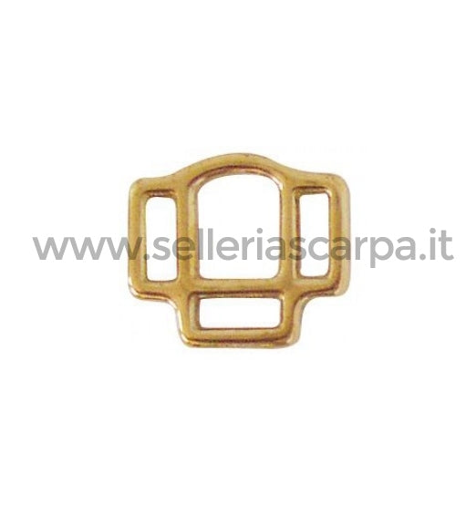 FIBBIA FARFALLA OTTONE PER CAVEZZA UMBRIA EQUITAZIONE VA00308