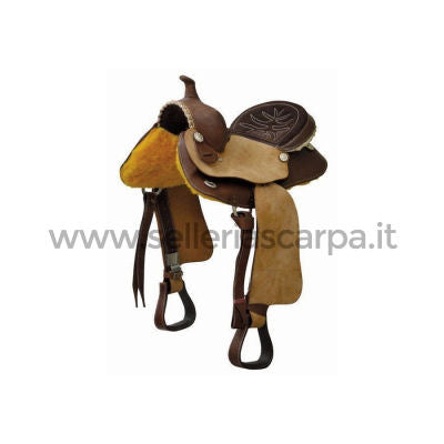SELLA LAKOTA BARREL COMPLETA DI BRIGLIA E PETTORALE