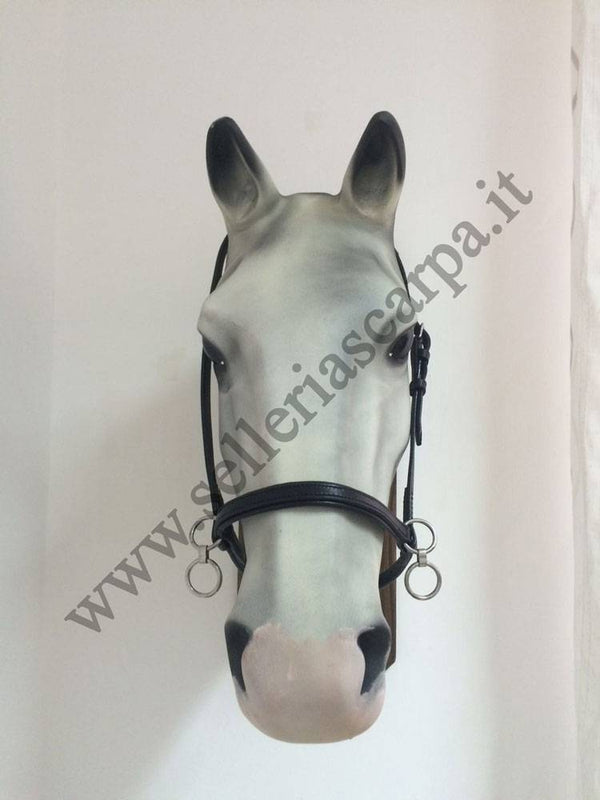 CAVEZZINO IN CUOIO CON ANELLI ELITE BY FREE HORSE