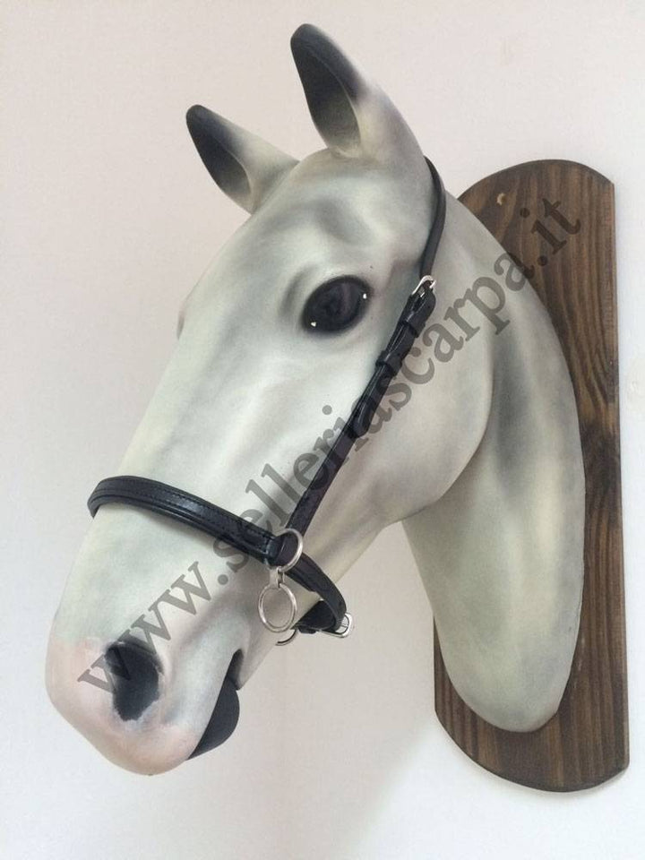 CAVEZZINO IN CUOIO CON ANELLI ELITE BY FREE HORSE