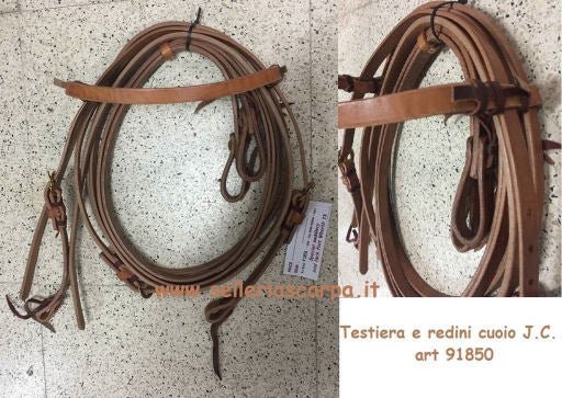 TESTIERA FRONTALINO CON REDINI J.C. 91850JC