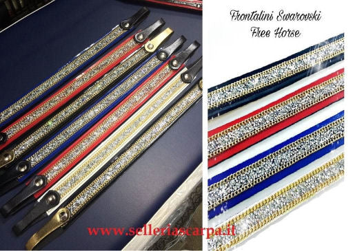 FRONTALINO TROTTO CON STRASS FREE HORSE FI235FH