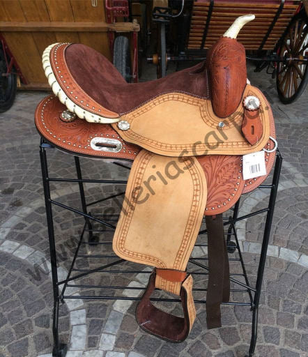 SELLA NATOWA BARREL 2218 RIFINITURE RAWHIDE 1014183