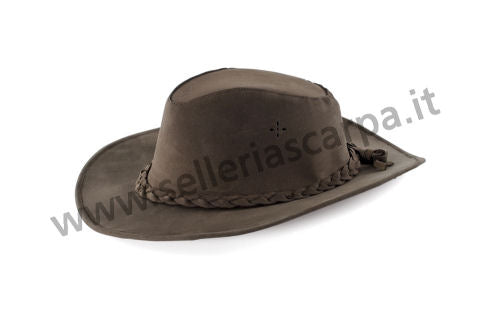 CAPPELLO IN PELLE MODELLO "LUX BRAID"  AB00255