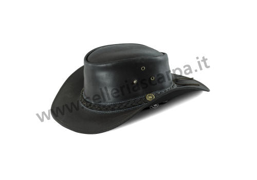 CAPPELLO IN PELLE MODELLO "BRAID" AB00255A