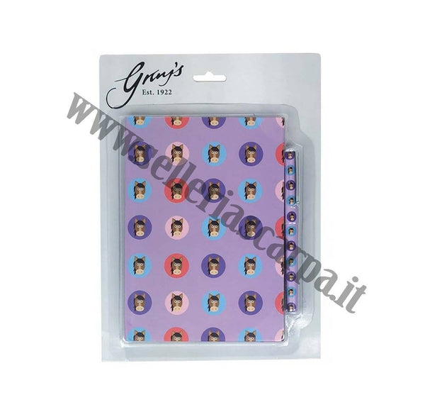 NOTEBOOK CON PENNA CARTOON HORSE GRAY'S