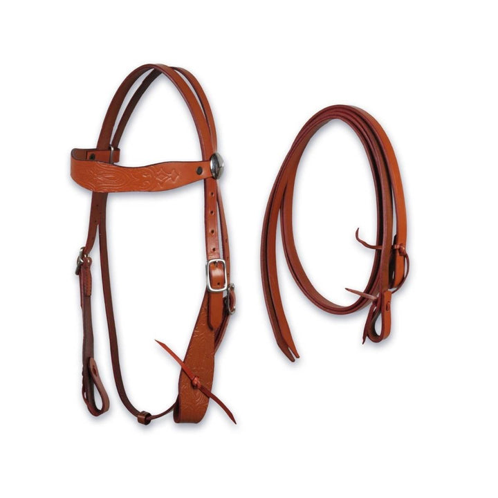 BRIGLIA WESTERN CON REDINI PONY SHETTY TOSONI
