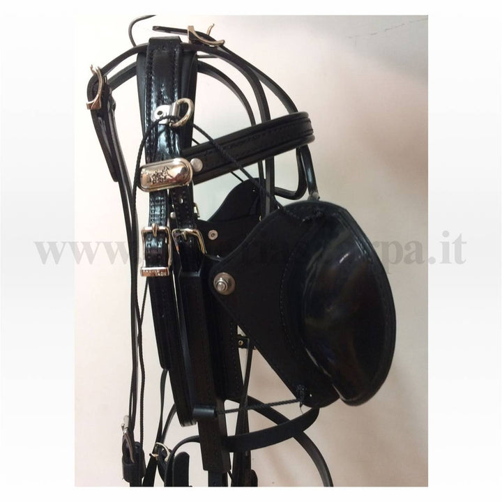 TESTIERA APRI E CHIUDI CUOIO RACING TACK