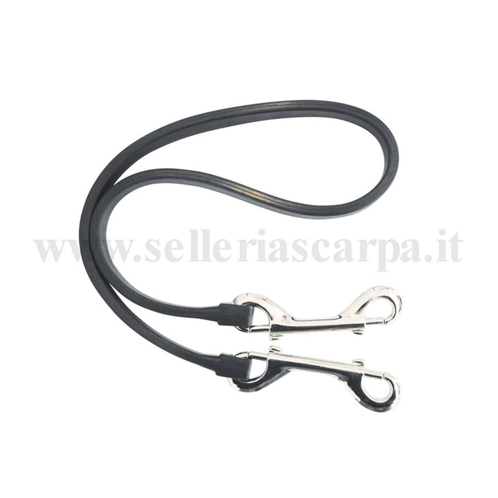 TIRANTE IN GOMMA PIATTA C/DOPPIO MOSCHETTONE (CM 60) UMBRIA EQUITAZIONE