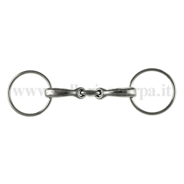 FILETTO SNODATO IMBOCCATURA CURVA CON OLIVETTA, SPESS. 18mm UMBRIA EQUITAZIONE MO00840