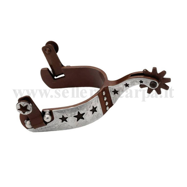 SPERONI WESTERN METALLO BRUNITO TATTINI 0808199