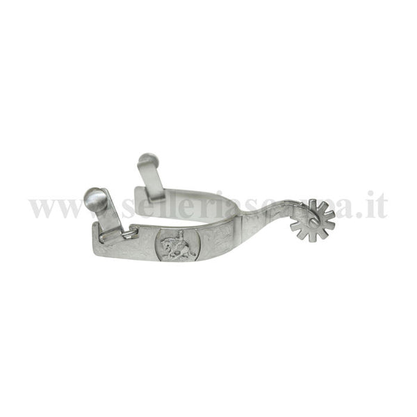 SPERONI WESTERN ACCIAIO SATINATO TOP REINING UMBRIA EQUITAZIONE SR00252