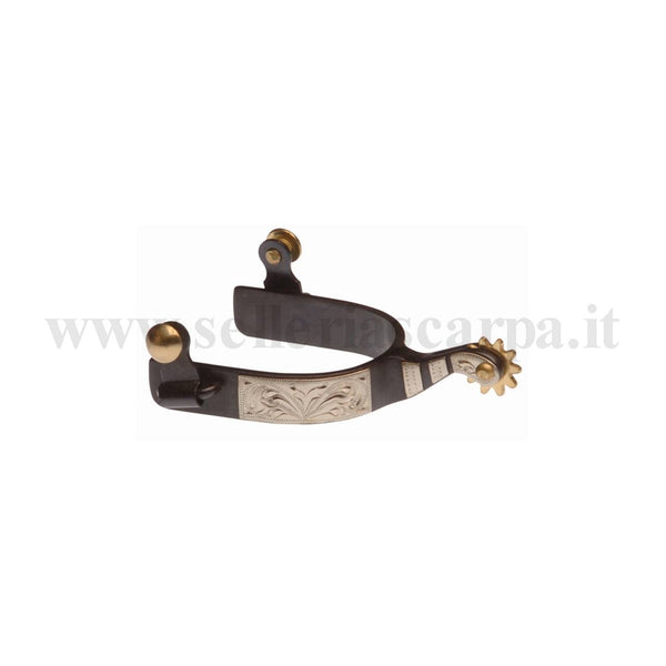 SPERONI WESTERN AMERICANI NERI UMBRIA EQUITAZIONE SR00014