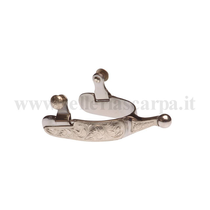 SPERONI WESTERN INOX PALLINA UMBRIA EQUITAZIONE SR00225
