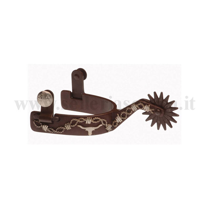 SPERONI WESTERN STRETTO FERRO BRUNITO CHAIN/HORN UMBRIA EQUITAZIONE SR00231