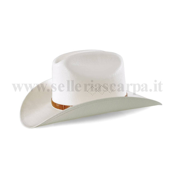 CAPPELLO PAGLIA MODELLO "LUXURY PLUME" TOMBSTONE AB00254