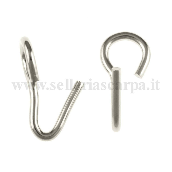 COPPIA GANCI INOX BARBOZZALE UMBRIA EQUITAZIONE MO00201