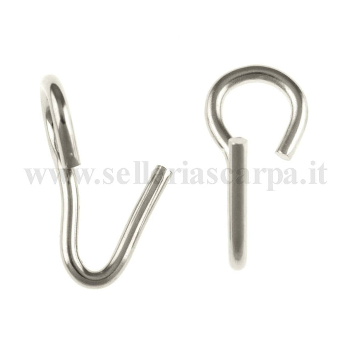 COPPIA GANCI INOX BARBOZZALE UMBRIA EQUITAZIONE MO00201