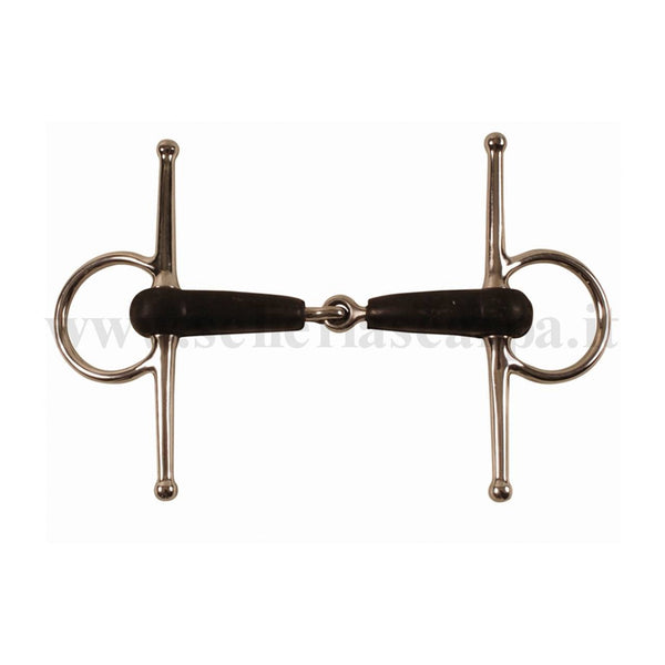 FILETTO ASTE INOX RICOPERTO GOMMA UMBRIA EQUITAZIONE MO00035