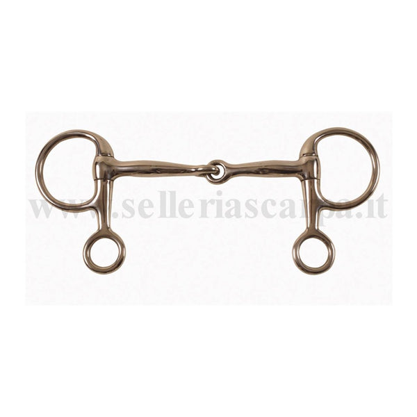 FILETTO BOUCHER ASTA SINGOLA CON ANELLO IMB. 10 MM UMBRIA EQUITAZIONE MO00039A