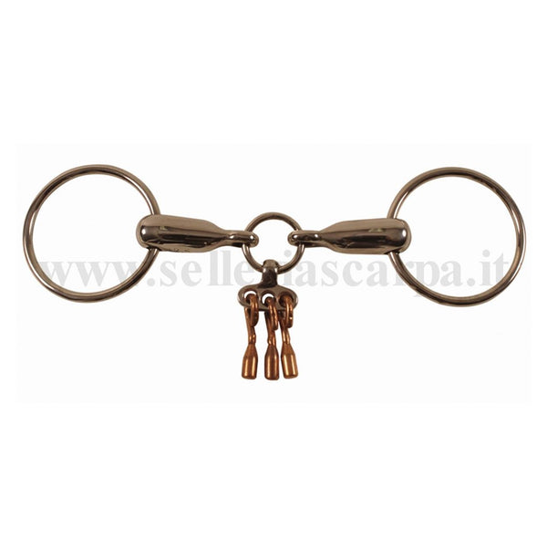 FILETTO CON IMBOCCATURA mm18 GIOCO-LINGUA UMBRIA EQUITAZIONE MO00037